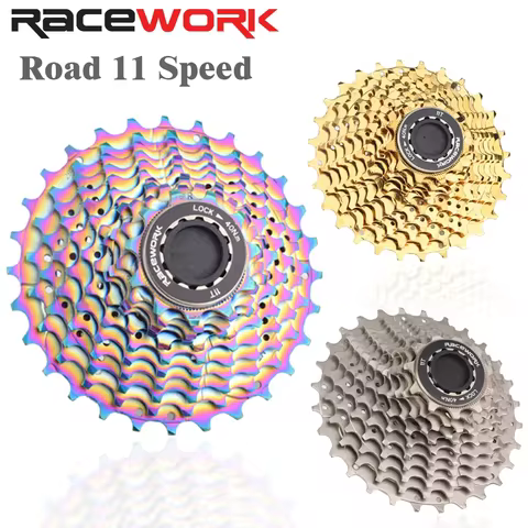 RACEWORK Road Bike Cassette 11/12 Speed 11-28T 11-32T 11-34T k7 Bicycle Freewheel 11V 12V For SHIMAN