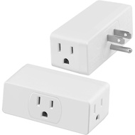 Multi Plug Wall Outlet 2pack, Multiple Outlet Splitter, 3-Plug Wall Adapter, MultiPlug Outlet Extend