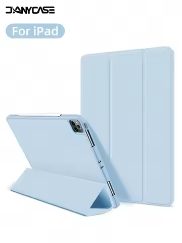 Protective Case With Pencil Slot, Compatible With IPad A16 2025, Air 11"/13", M2/M3, Pro 11"/13", M4