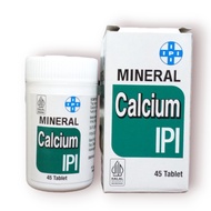 Mineral Calcium IPI Botol isi 45 Tablet