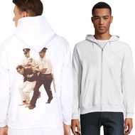 Bernie Sanders Arrestered Hoodie Cotton Fleece Material | Pullover & Zipper Hoodie White