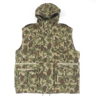 CELINE 2022SS 2W565060O 100%純棉迷彩連帽軍用背心，卡其色，50碼，義大利製造，正品，男士，成色極佳。