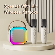 Speaker With Mic Wireless Karaoke Mini Portable Speaker Bluetooth Home Party Outdoor Camping Entertainment Karaoke Set