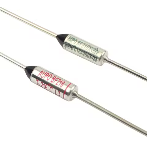10pcs Thermal Fuse BF216 BF216X 10A 16A 250V BF 216C 216 Celsius Degree Cutoff TF Pellet TCO Axial L