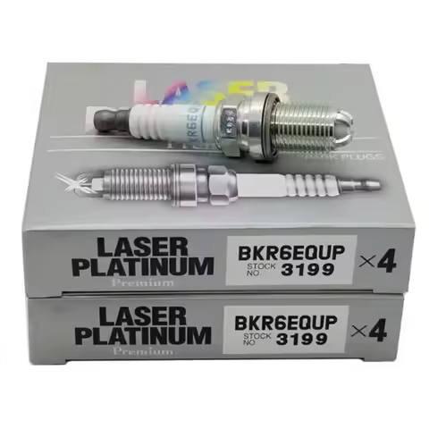 4/6PCS 3199 BKR6EQUP Spark Plug for BMW E39 E46 E60 E53 E66 320i 525i 540i X3 X5 MINI R50 R53 Audi A