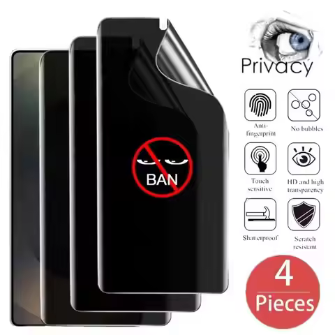 4Pcs Soft Privacy Hydrogel Film For Samsung Galaxy S22 Ultra S22 S10 Plus Screen Protector For Galax