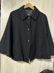 日本uniqlo 大衣赫本風蝙蝠袖外套