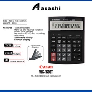 [Tax Calculation & Adjustable Display] CANON WS-1610T Desktop Original (16 Digits) Calculator