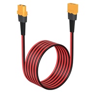 1.5 Meters(5ft) 12awg Xt60 Male To Xt60 Female Adapter Cable For Allpowers Ecoflow Anker Bluetti Jac