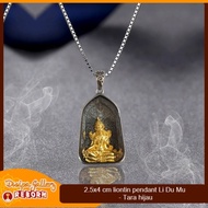 HIJAU Pendant/Necklace pendant li du mu-tara green protection 2.5x4 cm