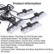 4x4 federal signal thin grill car/motorcycle