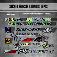 16 PCS Sticker Pack Sponsor Racing / Sticker Sponsor / Sticker Motor / Sticker pack / Sticker Kecil2