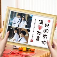 Our Couple Photo Frame Platform Wall-Hanging Printing Plus Made Photo Frame Wash Photo Album Commemo