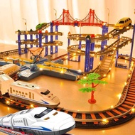 German Children's Toys Electric Rail Car Racing Train Educational Early Education 3-5 Years Old 6 Bo