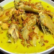 ayam kampung opor kuning/putih fresh masak dadakan rasa mantul