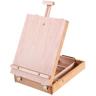 Large Adjustable Wooden Table Sketch Box Easel Desktop Sketch Box Easel for Artists Art Students and