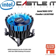 Intel RH1 CPU Cooler LGA1700 ARGB Heatsink Fan for i9 12th 13th 14th Gen 65W Desktop Processor