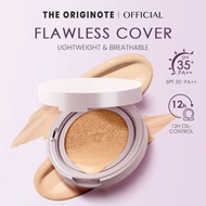 The Originote High Cover Serum Cushion -  Makeup Base with a light texture on the face cushion