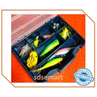 Fishing Tackle Box Lure Box Bait Box Fishing Storage Organizer Kotak Pancing Kotak Umpan Pancing