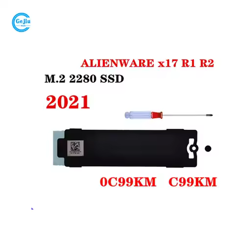 New Laptop SSD Heatsink Plate For Dell ALIENWARE X17 R1 X17 R2 M.2 2230 2280 0C99KM C99KM 0XR11G