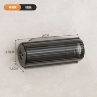 內地直送 - 【壁掛式垃圾袋收納盒】大容量多功能整理神器 防黴抗菌材質 廁所廚房通用 保鮮膜/塑膠袋一體收納 免打孔強力黏鉤 附抽拉切口設計