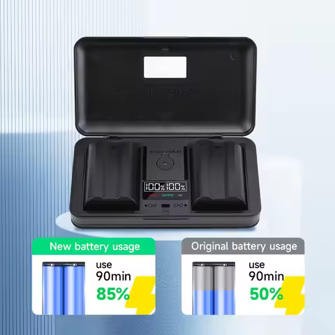 LP-E17 LP E17 Battery LPE17 1800mAh + LCD Dual USB Charger for Canon EOS RP R8 R50 200D 250D M3 M5 M