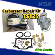 CARBURETOR TS125 REPAIR KIT SERVICE KIT TS125 CARB TS KARB TS125 SLIDE NEEDLE CARBURETOR SPARE PARTS