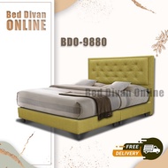 BDO-9880 BEDFRAME (HEADBOARD + DIVAN)