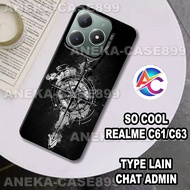 HP AC76/Case Realme C61hp - Latest Realme C63 2024 Motif Quality Compass Casejangkar - OPPO - Silico