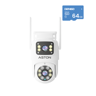 กล้องบ้าน 2 กล้อง Aston X2 Vision กล้องวงจรปิด 2 กล้อง กล้องบ้าน บันทึก 2 กล้องพร้อมกัน รับประกันสิน