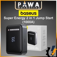 Baseus 2 in 1 Car Jump Starter Power Bank 12V 1000A Car Booster Battery Emergency Starter Battery