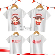 GF123/ 24S children's t-shirts for girls and boys, short sleeves, MIX motifs, August 17th edition, 2