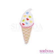 Heart Ice Cream Cartoon Iron Iron-On PATCH DIY EMBROIDERY (00080432)