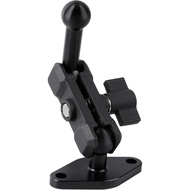 Aluminum AMPS to 17mm Ball Adapter with Extension Rod for Car Phone Holder, Drill Mount Ball Plate B