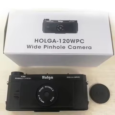New HOLGA 120WPC Retro 120 Camera Pinhole Small Hole Wide Angle Micro Hole Wide Film Camera No Lens 