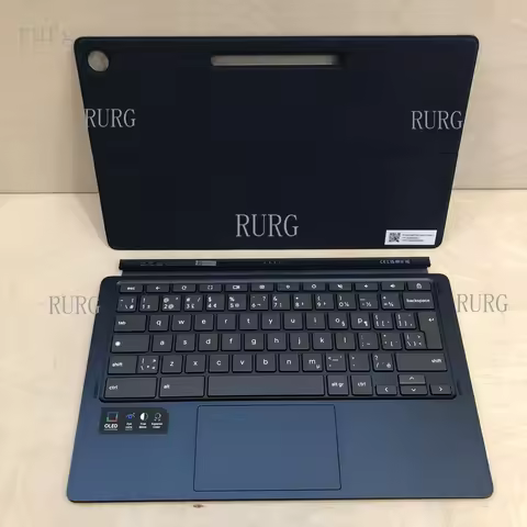 R+ for Lenovo IdeaPad Duet 5 Chromebook 82QS 13Q7C6 Stand Cover Keyboard Touchpad Blue