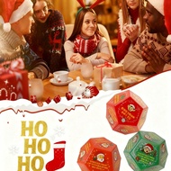 1pc Christmas Gift Exchange Dice, Funny Christmas Dice Party Game With Festive Rules, Suitable For F