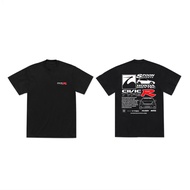 Honda Civic EK9 Type R tshirt Cotton STREETWEAR TEE  Oversize Short Sleve T-Shirt Printed Shirt Baju