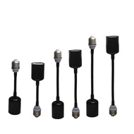 E27 Adapter Extension e27 to e27 Universal Extension Lamp Headlamp Extension Rod Curved Rod Lamp Ben