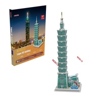 3D Puzzle Taipei 101 TaiWan World Famous Building DIY Creative Educational Kids Toys Gifts
