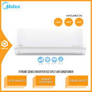 Midea Xtreme Series Inverter 32 Wall Mounted Split Air Conditioner 1.0 HP 1.5 HP 2.0 HP 4 Star Rating Smart Control Aircond MSXE-10CRDN8 MSXE-13CRDN8 MSXE-19CRDN8 Penghawa Dingin