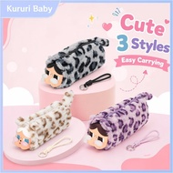 Plush Pencil Case Cute Crybaby Style Sanrio Inspired Pencil Bag Stationery Makeup Pouch Zip
