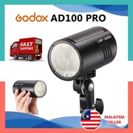 Godox AD100Pro Pocket Flash Light with 2600mAh Lithium Battery (Ship from Malaysia) Warranty 1 Year