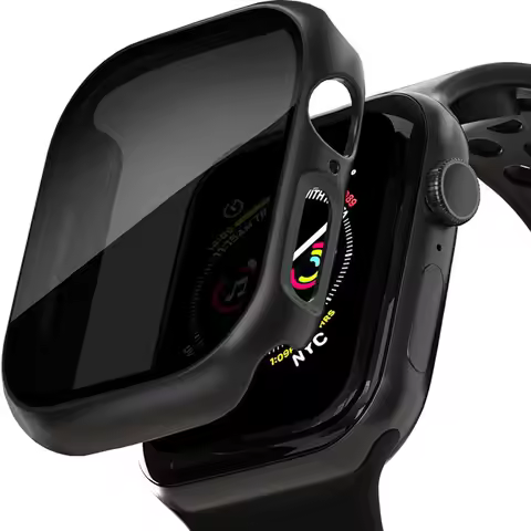 Privacy Anti-Spy PC Hard Bumper Case for Apple Watch 10 9 8 45mm 40mm 44MM 42mm 46mm Full Cover for 