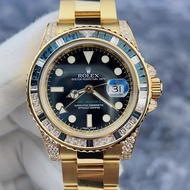 Rolex Rolex Greeny116758SA Original Diamond-Studded Sapphire 18K Gold Automatic Mechanical Men's Wat