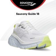 Saucony Guide 18 Road Running Stability Shoes Women's - (WHITE/ICE MELT) S10998-151