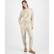 ディズニー レディース カジュアルパンツ ボトムス Juniors' Winnie The Pooh Embossed Velour Jogger Sweatpants Cannoli Cream