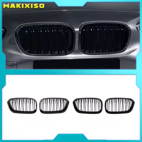 For BMW F20 F21 120i 118i 116i 116d M135i M140i 2015 - 2018 Ricoy Gloss Black Hatchback Sport Kidney