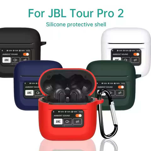 Suitable for JBL Tour Pro 2 Case Bluetooth Headset Protective Case Silicone SoftCase Charging Bag He
