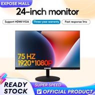 Monitor 24 Inch Monitor 75HZ 1080P LED Gaming Monitor 24 inch Computer Monitor 24" PC With Speaker M